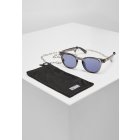 Sunglasses // Urban classics Sunglasses Italy with chain grey silver silver