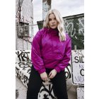 Women´s jacket // Urban classics Ladies Panel Pull Over Jacket viola
